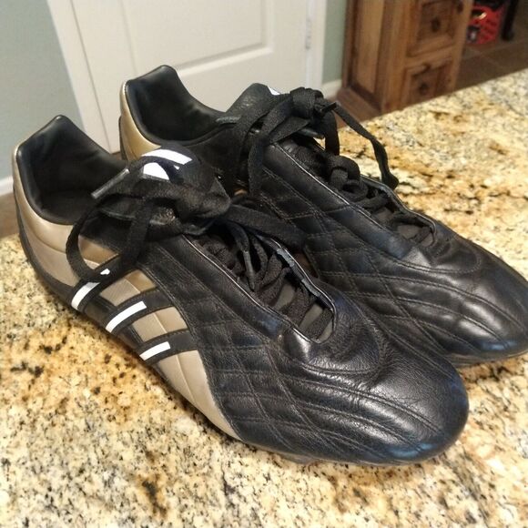 Rare Adidas Leira 2 TRX FG 519371 Gunmetal Brown Black Soccer Shoes Mens Sz 10.5 main image 9